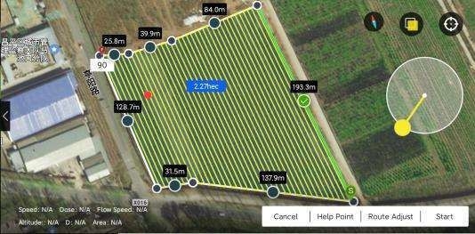 Tta Uav M8apro 20L Droni per l'agricoltura Spruzzatore di pesticidi Drone per la spruzzatura dei giroplani
