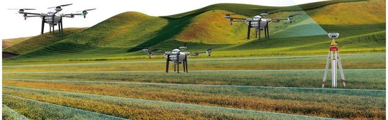 Drone a prova di vento per la spruzzatura di pesticidi