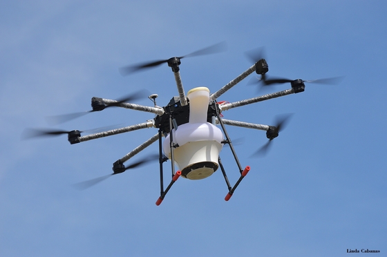 OEM personalizzato 4 assi di impianto di spruzzatura di pesticidi drone per la potenza 5L remoto pesticida