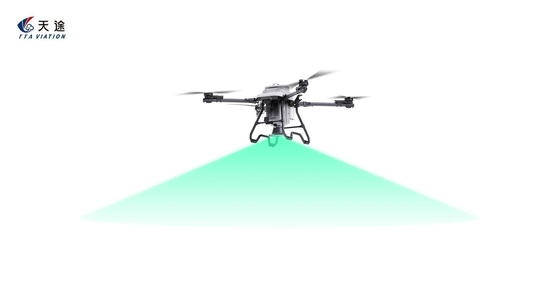 Knapsack Agricultural Sprayer Drone con velocità di spruzzatura da 6-8 m/s e volume di carico utile di 500 ml