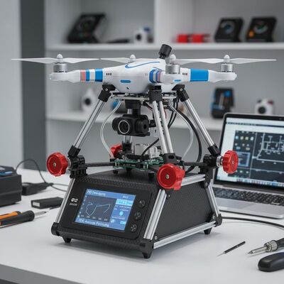 Drone di addestramento con piattaforma di debugging UAV chiudibile a tre assi con debugging PID e posizionamento preciso RTK