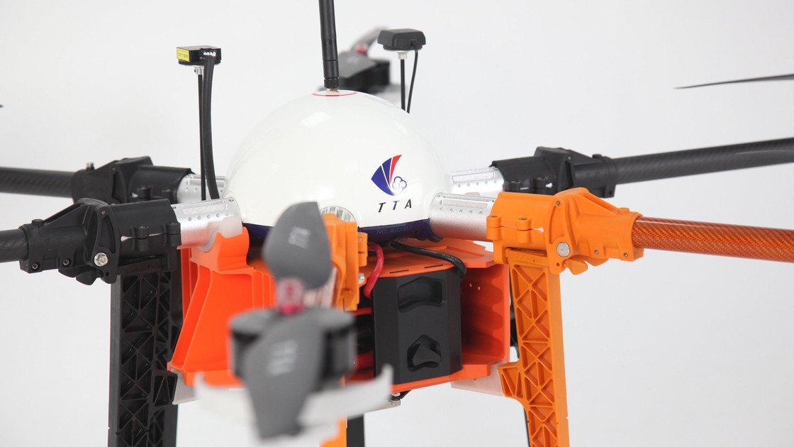 UAV di spruzzatura agricola di grandi dimensioni con 10-12 minuti di tempo di lavoro effettivo